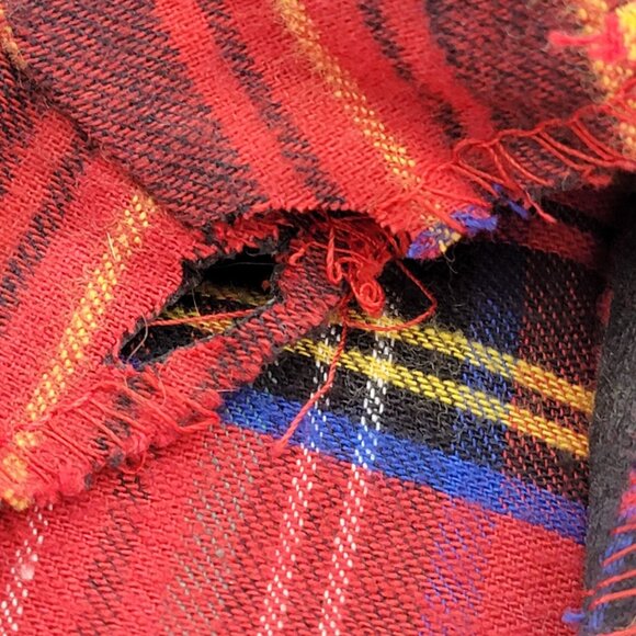 VTG Red Pepper Action Wear  Red Plaid/Tartan Blazer Jacket - Picture 11 of 12